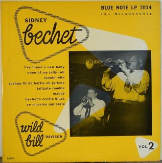 Sidney Bechet Blue Note Jazz Men Volume 2 Blue Note 7014 10 Inch 