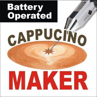 Coffee Whisk Battery Operated Milk Frother Home Loved Capuccino Latte 