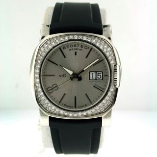 Bedat Co No 8 Stainless Steel Diamond $13 125 00 New Ref 888 048 610 