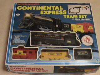 Battery Operated Continental Express Train Set Jumbo Toys MIB 26 