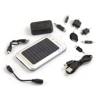 2600mAh Solar Power Panel Battery Charger for Mobile Phone/ iPhone/PDA 