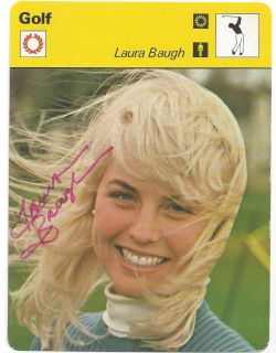 Laura Baugh Signed SPORTSCASTER Card
