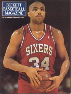 1990 Beckett Basketball Magazine October 4 Barkley