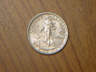 Nice 1945D Silver Phiippines 20 Centavos World Coins Foreign Asia 