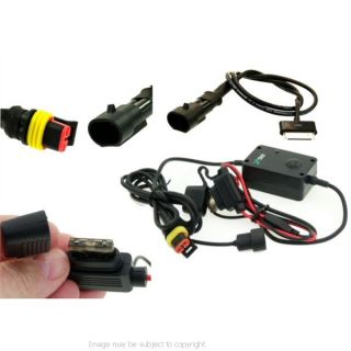 Motorcycle Direct to Battery Hard Wire Charger Cable for The Apple 