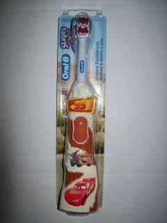 Oral B Stages Power Battery Toothbrush Disney CARS *BRAND NEW FACTORY 