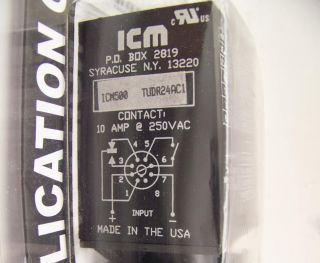 ICM Controls ICM500 C 8 Multimode Digital Timer 24 Vac 8 Pin