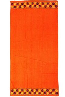 Luxury Jacquard 40x70 Oversized Beach Towel, Assorted Styles (Orange)