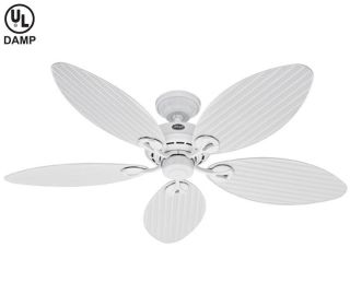 Hunter 54 Bayview White Outdoor Ceiling Fan 23979