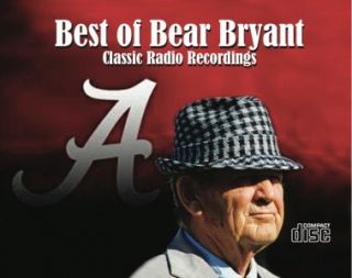 Best of Bear Bryant University of Alabama Radio Broadcasts 6 CD Set 