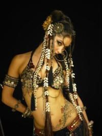 rachel brice has been studying yoga and belly dance since the age of 
