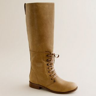 Crew Extended Calf Tall Owen Boots in Beachwood SOLD OUT ONLINE