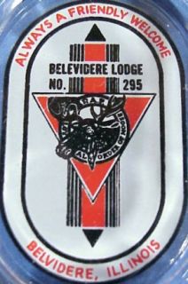 Moose Lodge 295 Belvidere Illinois Ashtray Vintage