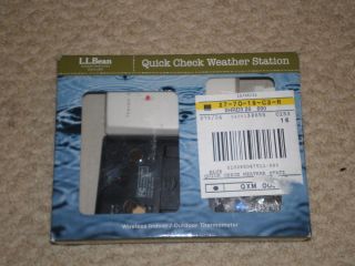 Bean Quick Check Weather Station Wireless Indoor Outdoor 