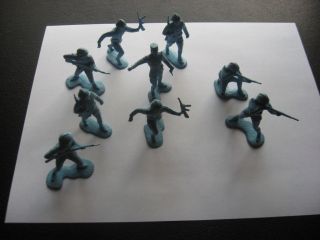 Marx Vintage WWII Battle Ground Europe Soldiers French