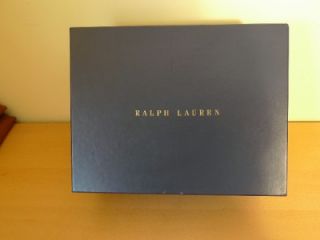 Ralph Lauren Home Bayfield Oak Wood Box New in Box $500