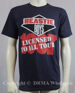 Authentic The Beastie Boys Logo License to Ill Tour T Shirt s M L XL 