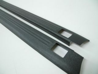  Ribbed Finish Truck Bed Rail Caps with Stake Holes 2 Piece