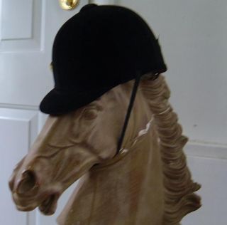 Vintage Beaufort Equestrian English Tack Hat Cap Show Riding Jumping 