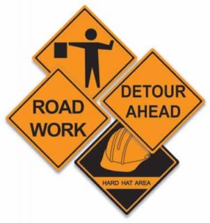 Road Work Construction Theme Cutout Party Decorations