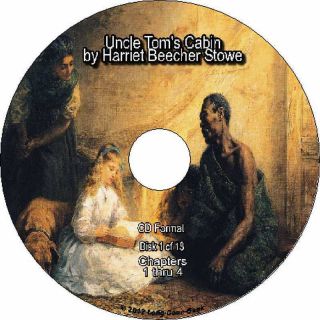 Uncle Toms Cabin by Harriet Beecher Stowe Audiobook on 18 Audio CDs 