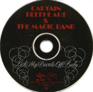 New Very RARE CD Captain Beefheart Lick My Decals Off Baby US Seller 