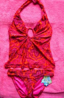 Victorias Secret Pink Tankini Swimwear Swimsuit Bathing Suit Swim s M 