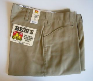 Ben Davis 495 Khaki Original Classic 50 50 Blend Genuine Mens Shorts 