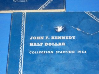 Vintage Coin Holder Collector Books Folders Haves Kennedy Half 