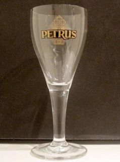 World Famous Petrus Beer Chalice Glass Collectible