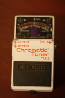 Boss Tu 2 Chromatic Tuner Pedal for Guitar or Bass