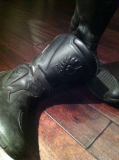 Belstaff Leather Textile Motorcycle Boots