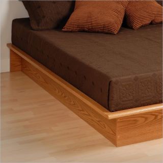 Prepac Oak Juvenile Double Full Size Platform Bed