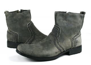 Bed Stu Mens Revolution Black Greenland Boots Leather 48150131