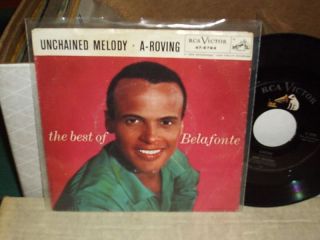 Harry Belafonte Unchained Melody A Roving 47 6784 P S
