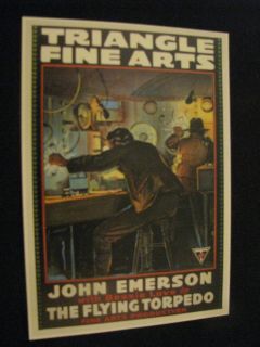 Bessie Love 1916 The Flying Torpedo John Emerson Silent Movie Poster 