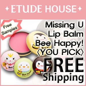 Etude House] EtudeHouse Missing U Lip Balm Bee Happy! 13g 4 Types