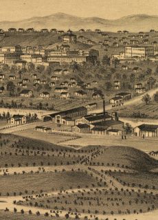 Los Angeles & Brooklyn Heights, CA 1877