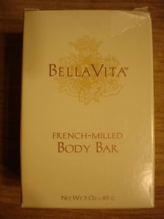 Bella Vita French Milled Body Bar 3 oz Hi End Soap