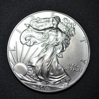 2011 American Silver Eagle Dollar 999 Fine 1 Troy Ounce