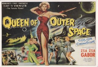 QUEEN OF OUTER SPACE (1958) Cult Movie Postcard