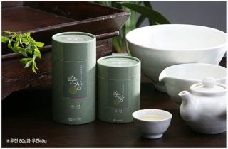 Korean Organic Loose Leaf Green Tea Ceramic Infuser Set