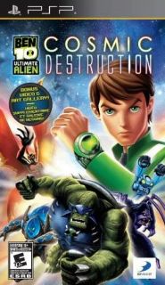 Ben 10 Ultimate Alien Cosmic Destruction Transform Heroes PSP New 
