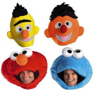 Sesame Street Bert Ernie Elmo Cookie Adult Costume Set
