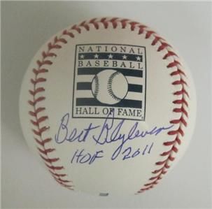 Bert Blyleven Signed Hall of Fame HOF 2011 Baseball PSA