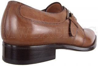 Francesco Benigno Monk Strap Loafers UK 8 Italian Designer Mens Shoes 