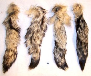 REAL KIT FOX TAILS fur pelt tail FOXES animal furs hide tanned craft 