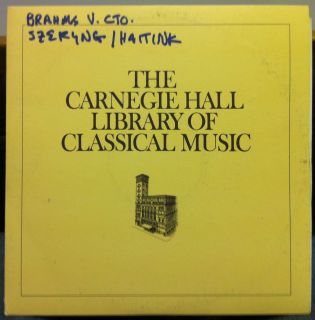 HENRYK SZERYNG brahms violin concerto in d LP Mint  6866 063 Vinyl 