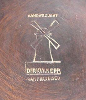 Dirk Van ERP Arts Crafts Handwrought Copper Vase