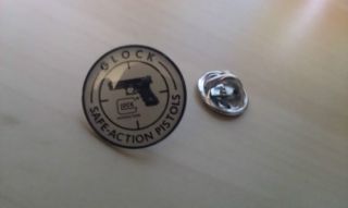 NEW Glock Safe Action Pistols Hat Pin Lapel   (Plus Free Glock Bag)
